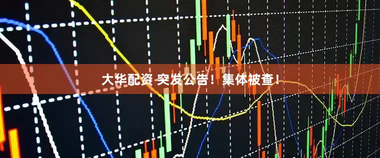 大华配资 突发公告！集体被查！
