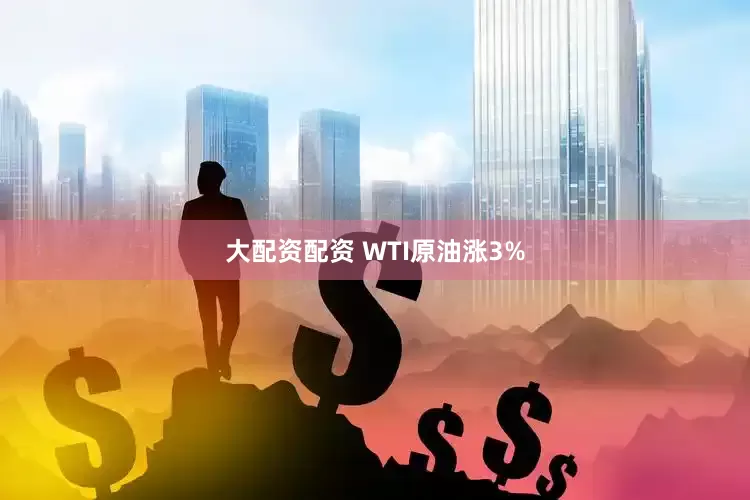大配资配资 WTI原油涨3%